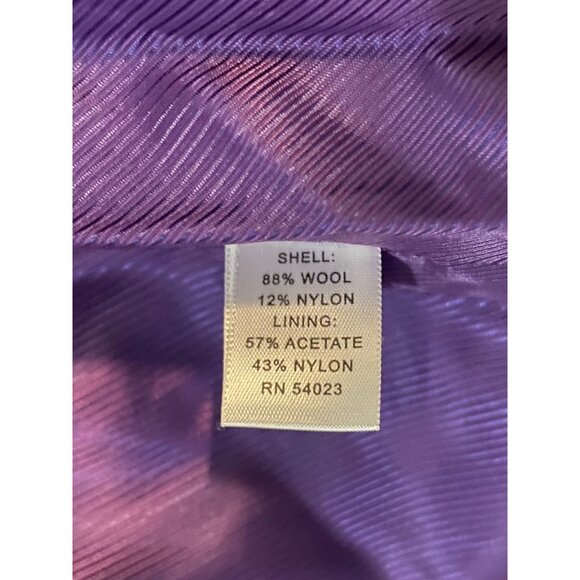 Banana Republic Classic Peacoat Raspberry Size M Y2K Quiet Luxury Preppy Fall - Picture 6 of 16